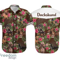 Dachshund Dog Aloha Hawaiian Shirt