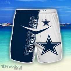 Dallas Cowboys 3D All Print Beach Shorts For Men Fans Sport Gift