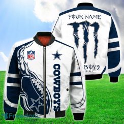 Dallas Cowboys Bomber 3D Jackets Style Gift Mens Monter Energy Custom Name