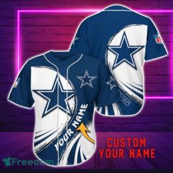 Dallas Cowboys Personalized Name 3D Baseball Jersey Shirt For Fans