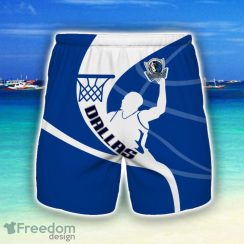 Dallas Mavericks 3D All Print Beach Shorts For Men Fans Sport Gift