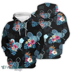 Darts Happiness Tropical Pattern Matching 3D Hoodie