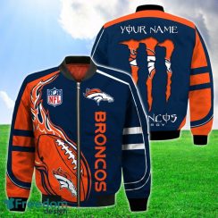Denver Broncos Bomber 3D Jackets Style Gift Mens Monter Energy Custom Name