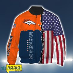 Denver Broncos US Flag 3D All Over Printed T-shirt Hoodie Sweatshirt Product Photo 4