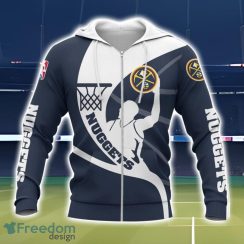 Denver Nuggets 3D Printing T-Shirt Hoodie Sweatshirt For Fans Product Photo 2