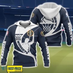 Denver Nuggets 3D Printing T-Shirt Hoodie Sweatshirt For Fans