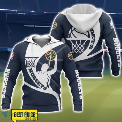 Denver Nuggets 3D Printing T-Shirt Hoodie Sweatshirt For Fans Product Photo 1