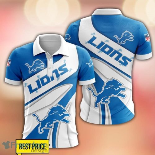 Detroit Lions 3D Polo Shirt Sport Style Gift For Men Product Photo 1