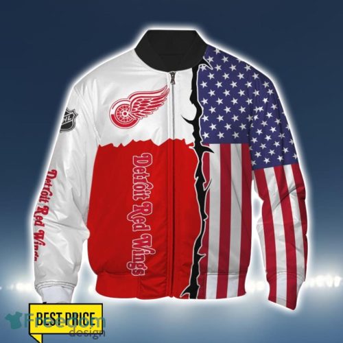 Detroit Red Wings US Flag 3D All Over Printed T-shirt Hoodie Sweatshirt Product Photo 4