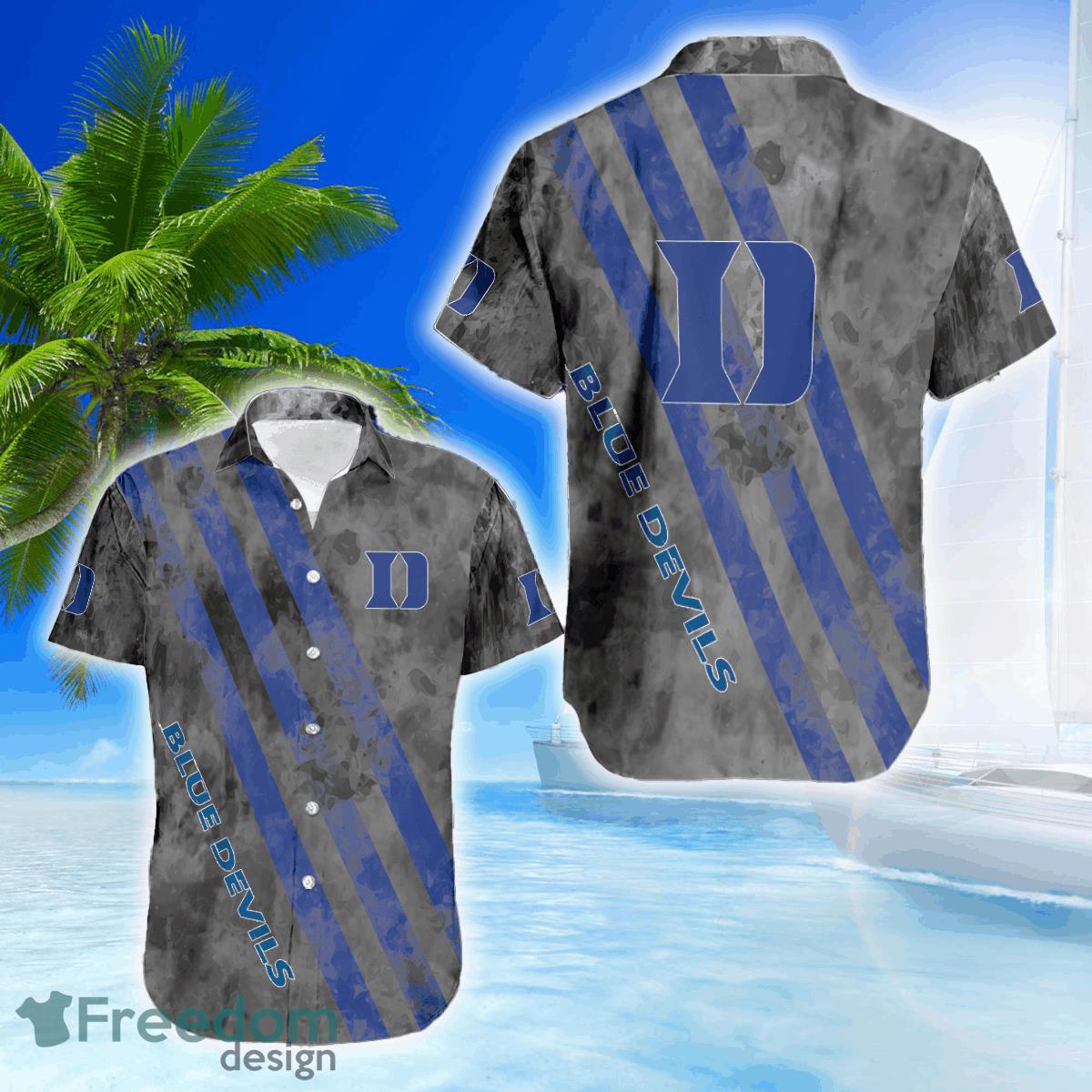 Duke Blue Devils Hawaiian Shirt Style New Stripes Gift For Fans Summer - Duke Blue Devils Hawaiian Shirt Style New Stripes Gift For Fans Summer