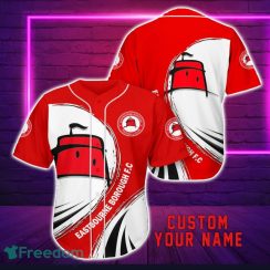 Eastbourne Borough F.C Personalized Name 3D Baseball Jersey Shirt For Fans