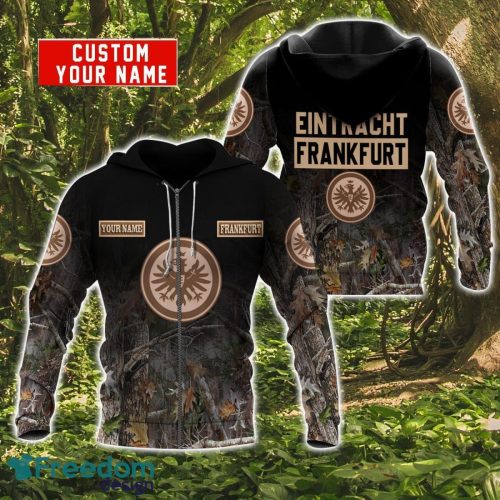 Eintracht Frankfurt Personalized Name 3D Hoodie Zip Hoodie For Hunting And Sport Fans Product Photo 2