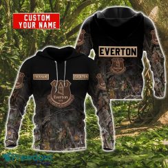 Everton Personalized Name 3D Hoodie Zip Hoodie For Hunting And Sport Fans