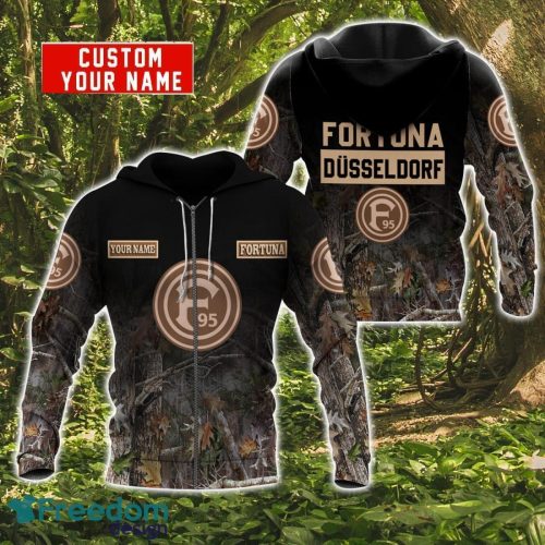 Fortuna Düsseldorf Personalized Name 3D Hoodie Zip Hoodie For Hunting And Sport Fans Product Photo 2