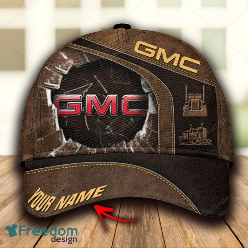 GMC Party Custom Name All Over Print 3D Hat Cap Brown For Mens Gift Hot Trending Summer - GMC Party Custom Name All Over Print 3D Hat Cap Brown For Mens Gift Hot Trending Summer