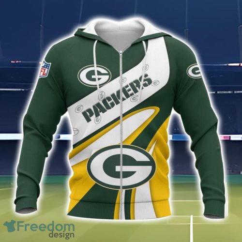 Green Bay Packers 3D All Over Printed T-Shirt Sweatshirt Hoodie Product Photo 2