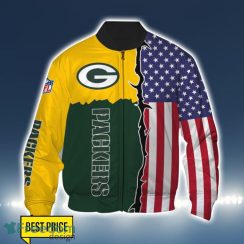 Green Bay Packers US Flag 3D All Over Printed T-shirt Hoodie Sweatshirt Product Photo 4