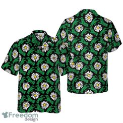 Halloween Frankenstein’s Monster And Daisies Hawaiian Shirt