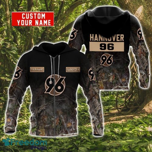 Hannover 96 Personalized Name 3D Hoodie Zip Hoodie For Hunting And Sport Fans Product Photo 2