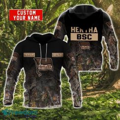 Hertha BSC Personalized Name 3D Hoodie Zip Hoodie For Hunting And Sport Fans