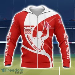 Houston Rockets 3D All Over Printed T-Shirt Sweatshirt Hoodie Product Photo 2