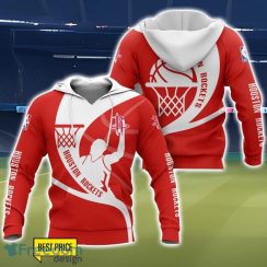 Houston Rockets 3D All Over Printed T-Shirt Sweatshirt Hoodie