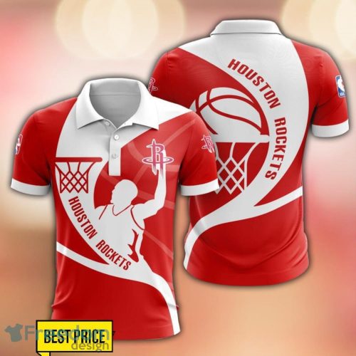 Houston Rockets 3D Polo Shirt Sport Style Gift For Men Product Photo 1