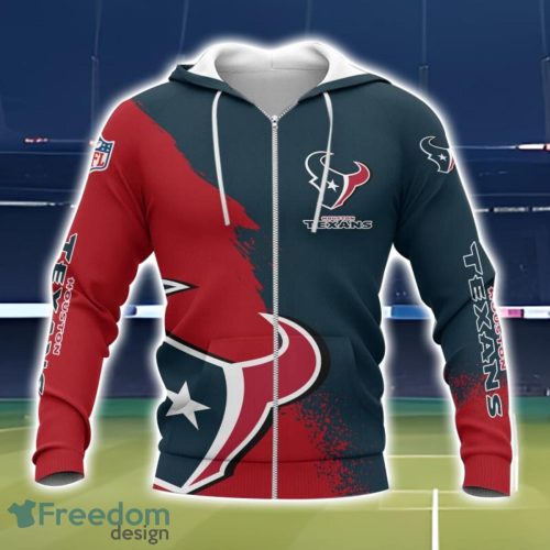 Houston Texans 3D All Over Printed T-shirt Hoodie Sweatshirt Product Photo 2