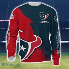 Houston Texans 3D All Over Printed T-shirt Hoodie Sweatshirt Product Photo 3