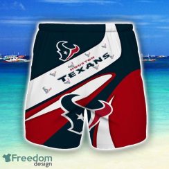 Houston Texans 3D Shorts Summer Holiday Gift For Men Houston Texans Fans