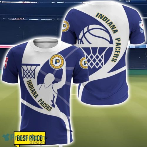 Indiana Pacers 3D All Over Printed T-Shirt Sweatshirt Hoodie Product Photo 5