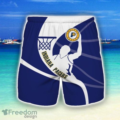 Indiana Pacers 3D All Print Beach Shorts For Men Fans Sport Gift