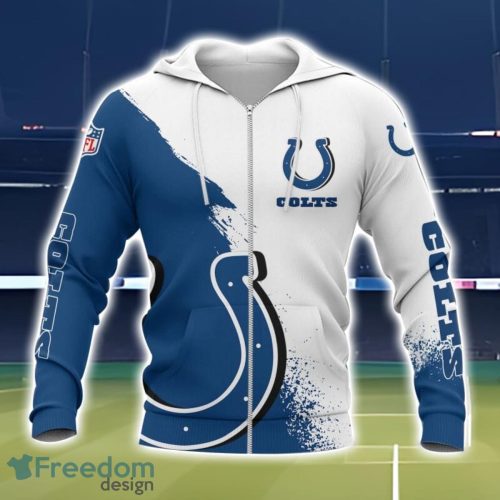 Indianapolis Colts 3D All Over Printed T-shirt Hoodie Sweatshirt Product Photo 2