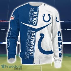 Indianapolis Colts 3D Printing T-Shirt Hoodie Sweatshirt For Fans Product Photo 3