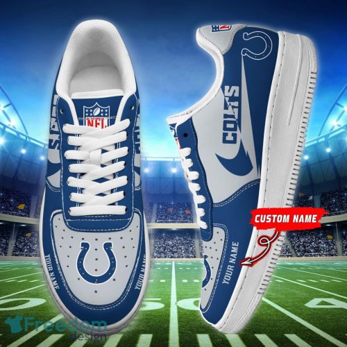 Indianapolis Colts Personalized Air Force 1 Shoes Unique Sport Shoes Product Photo 1