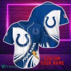 Indianapolis Colts Personalized Name 3D Baseball Jersey Shirt For Fans