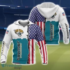 Jacksonville Jaguars US Flag 3D All Over Printed T-shirt Hoodie Sweatshirt