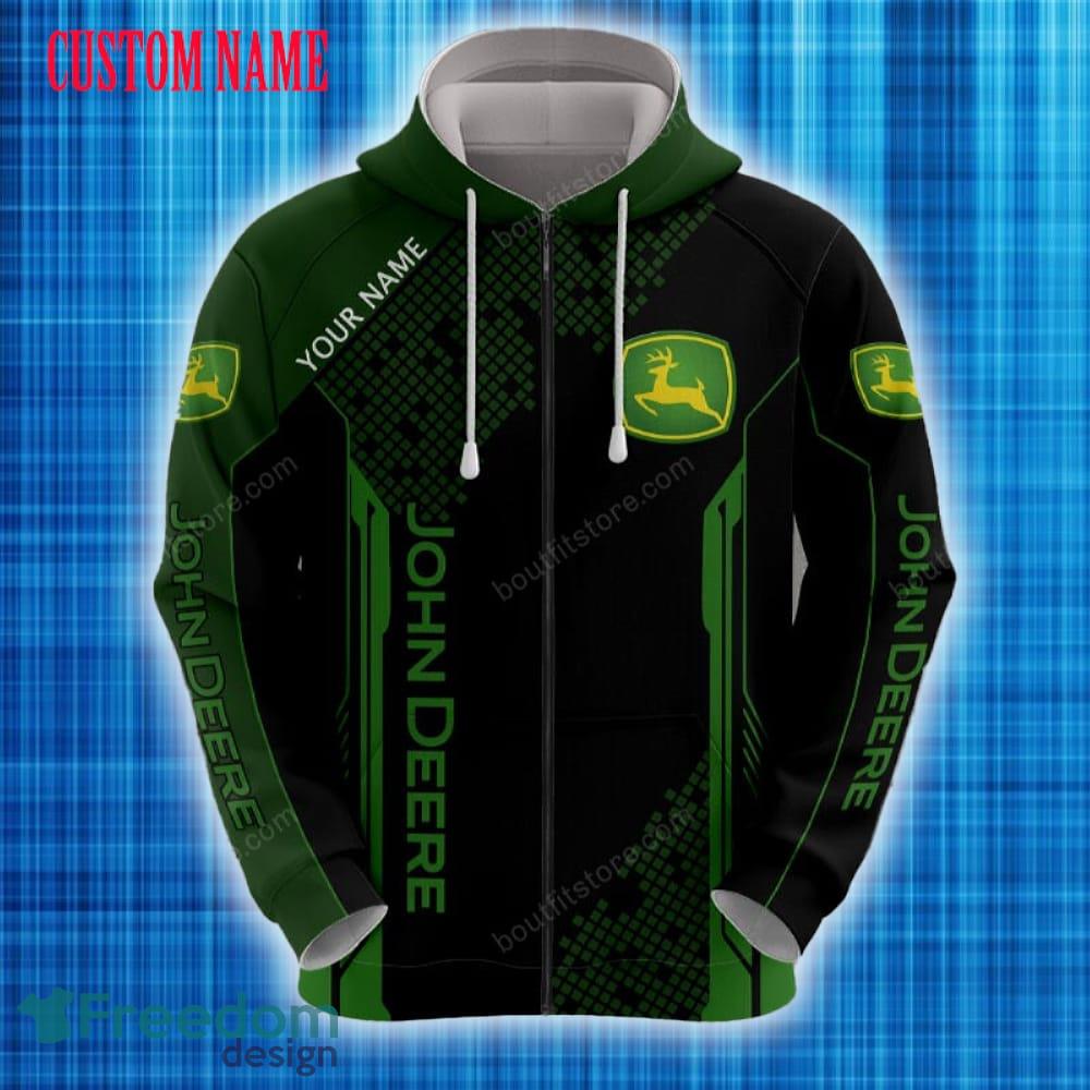 John Deere 3D Hoodie, Zip Hoodie, T Shirt, SweatShirt Full Print For Fans Custom Name - John Deere 3D Hoodie, Zip Hoodie, T Shirt, SweatShirt_2