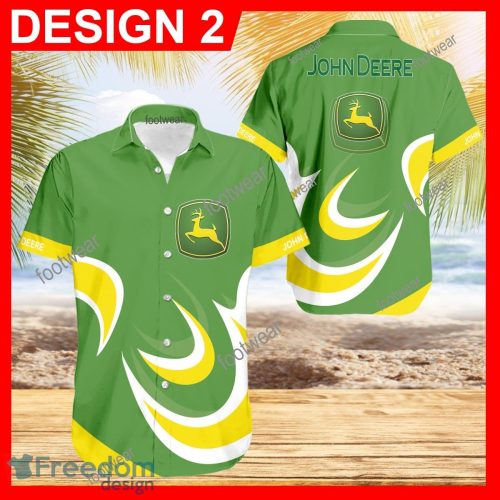 john deere Hawaiian Shirt Brand Design For Men Gifts New Trending Beach Holiday Summer - John Deere Hawaiian Shirt Brand Style 2