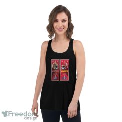 Kansas City Chiefs vs. San Francisco 49ers 2024 Super Bowl LVIII Matchup Shirt - Women's Flowy Racerback Tank