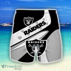 Las Vegas Raiders 3D All Print Beach Shorts For Men Fans Sport Gift