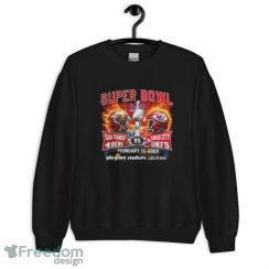 Las Vegas Super Bowl LVIII 49ers Vs Chiefs Allegiant Stadium Shirt - Unisex Crewneck Sweatshirt