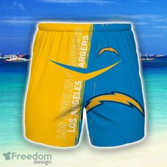 Los Angeles Chargers 3D All Print Beach Shorts For Men Fans Sport Gift