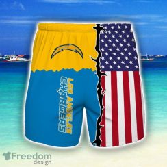 Los Angeles Chargers 3D All Print Beach Shorts For Men Summer Gift