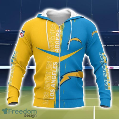 Los Angeles Chargers 3D Printing T-Shirt Hoodie Sweatshirt For Fans Product Photo 2