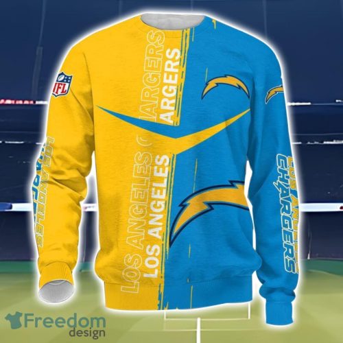 Los Angeles Chargers 3D Printing T-Shirt Hoodie Sweatshirt For Fans Product Photo 3