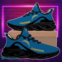 Los Angeles Chargers New Trending 3D Printed Max Soul Clunky Sneaker Shoes Blue