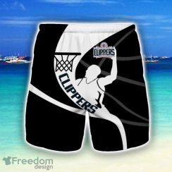 Los Angeles Clippers 3D All Print Beach Shorts For Men Fans Sport Gift