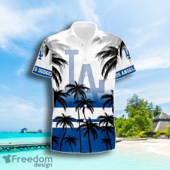 Los Angeles Dodgers Coconut Tree Beach Pattern Pattern Hawaiian Shirt Summer Gift For Men Women Product Photo 2