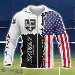 Los Angeles Kings US Flag 3D All Over Printed T-shirt Hoodie Sweatshirt Product Photo 2